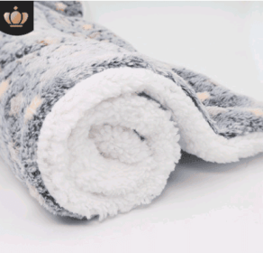 Cute Cat Blankets Dog Pet Mat (Option: Dark GY starry sky-100x75)
